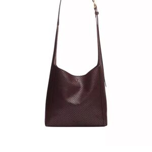 rag & bone
Belize Small Embossed Leather Shopper Bag  in Dark Espresso